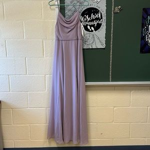 Purple bridesmaid dress